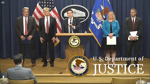 DOJ press conference on health care fraud - June 30, 2025