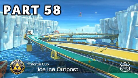 Mario Kart 8 Deluxe Grand Prix Mode - Part 58 - Triforce Cup 150cc | Switch | No Commentary
