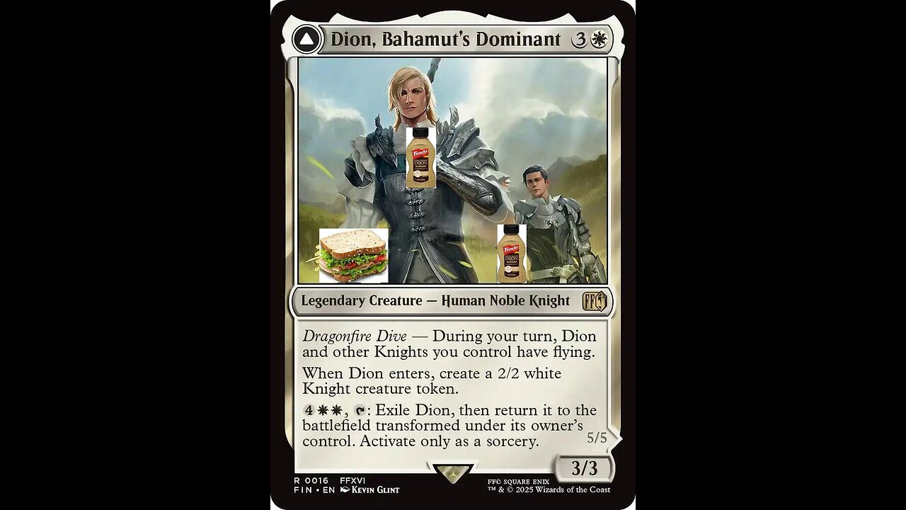 Is double Dijon mustard good enough for a trophy? / MTGA / Final Fantasy Draft