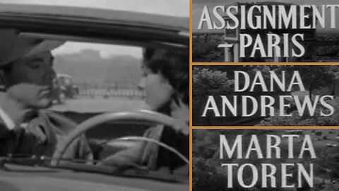 Vintage Spy Thriller! Assignment: Paris (1952) Full Film Noir