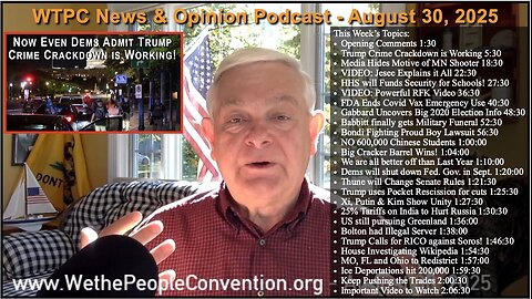 We the People Convention Weekly News & Opinion 8-30-25