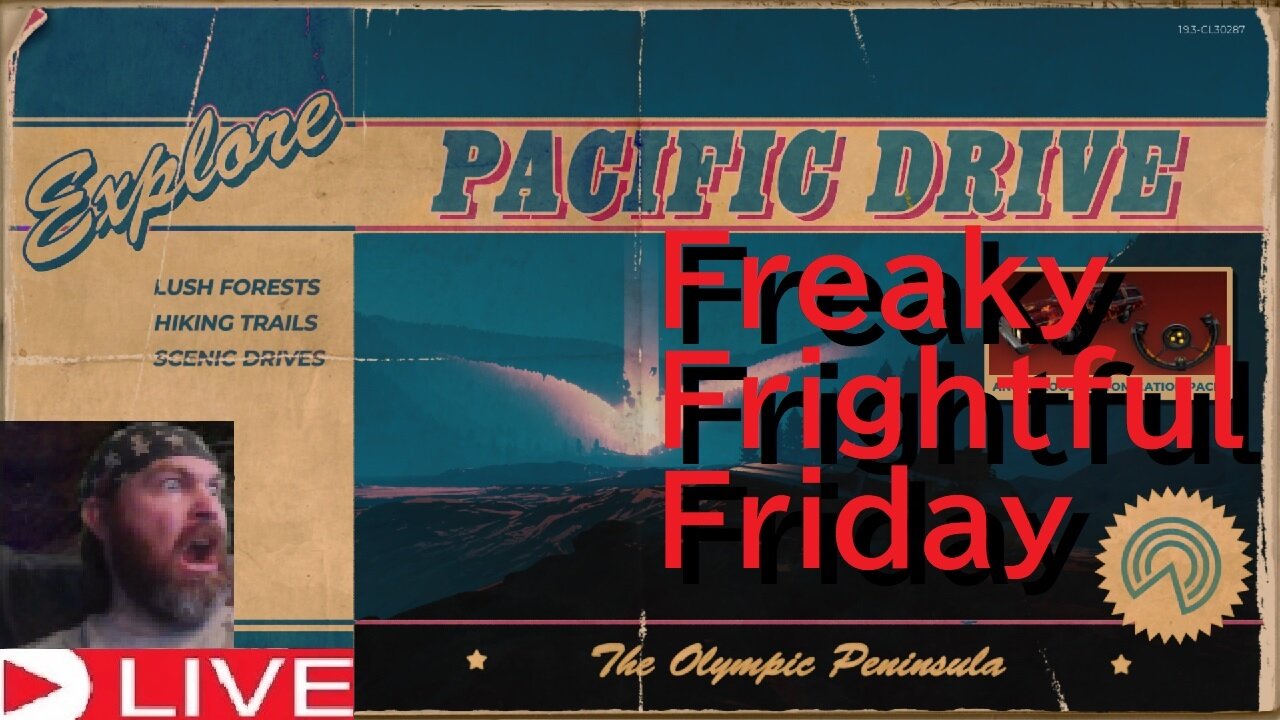 Freaky Frightful Friday playing -paficic drive- (horror game livestream) Live