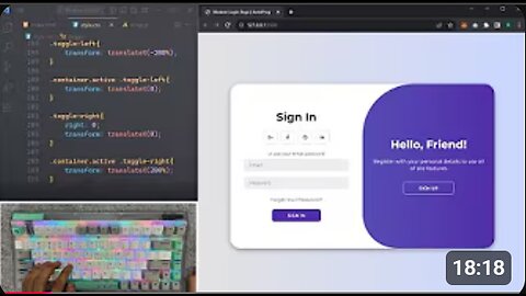 Animated Login Page - no talk , with HTML ,CSS AND Java Script #Animatedloginpage #coding