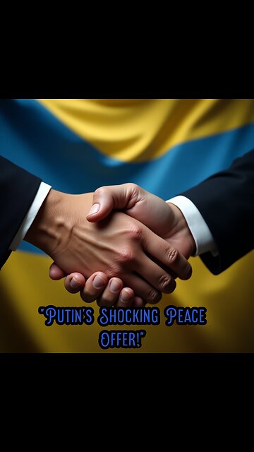 Putin's Shocking Peace Offer!" "Putin Shocks World with Surprise Peace Offer to Ukraine - Talks Set