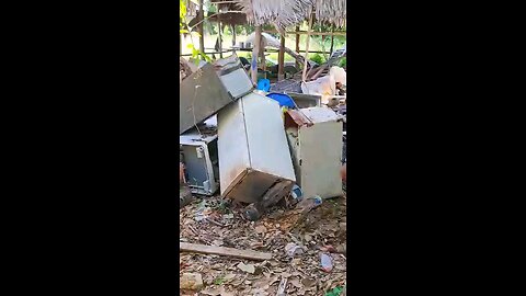 Amazing transformation of an old fridge