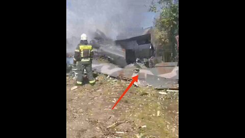 👀❗️ Russia’s newest combat reconnaissance drone Altair crashed into a residential building