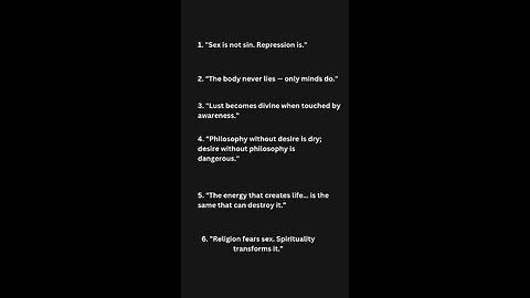 "These 6 Sex Quotes Will Break Your Mind | Bold Philosophy Hindi"
