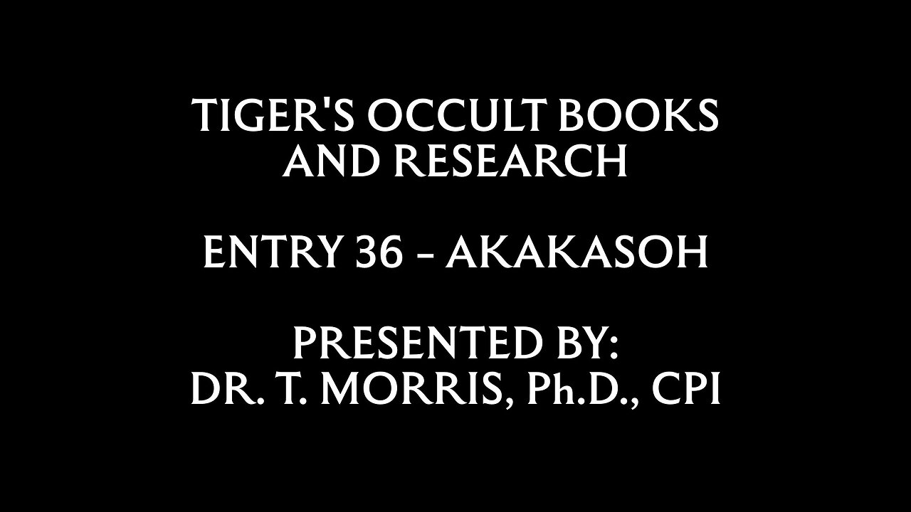 Entry 36: Akakasoh