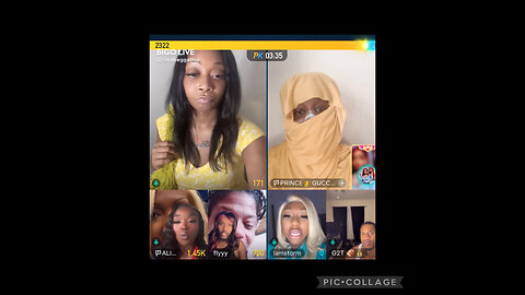 LIYAH VS 21 BAD BIH & STORM! BIGO LIVE