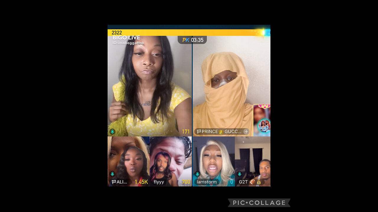 LIYAH VS 21 BAD BIH & STORM! BIGO LIVE