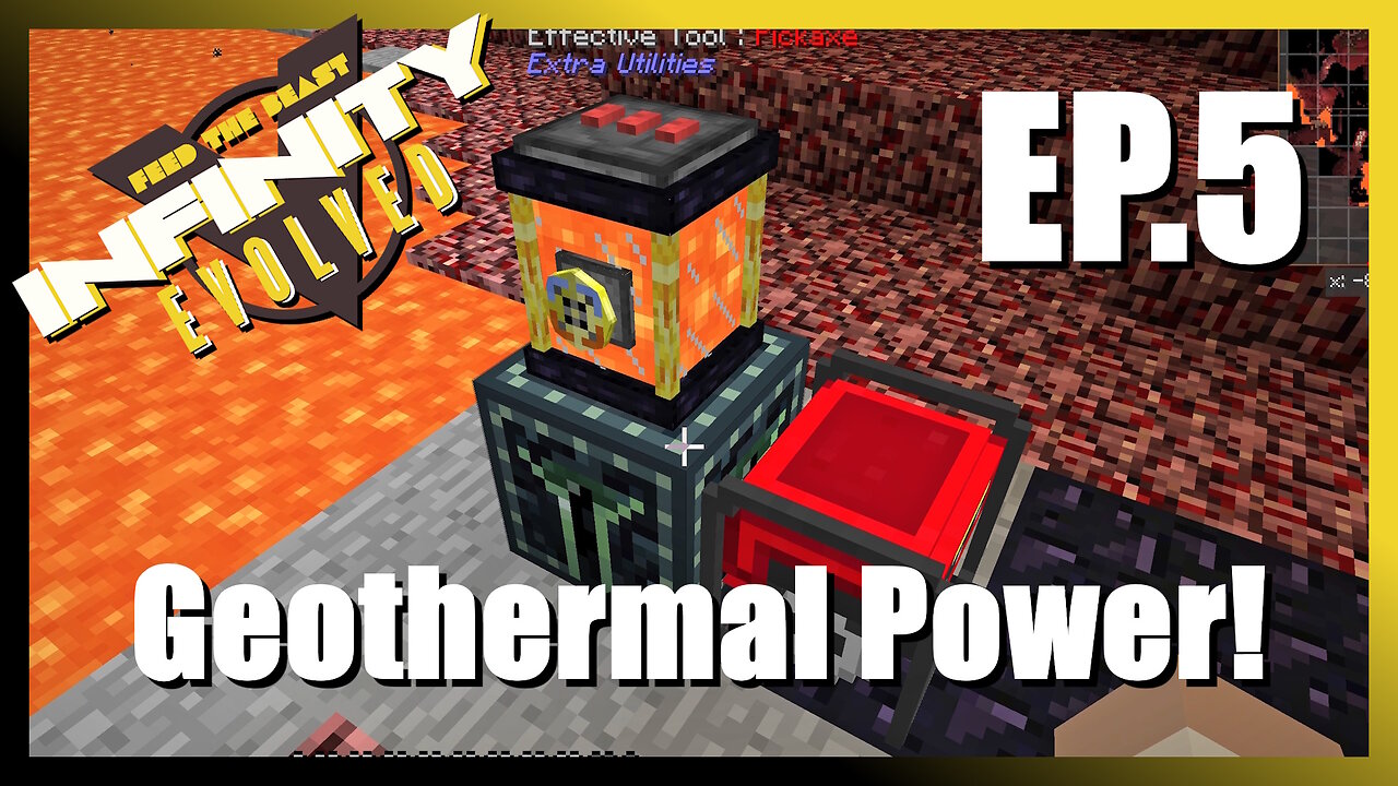FTB Infinity Ep5: Geothermal Power!