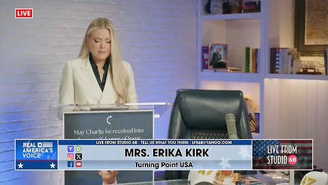 Erika Kirk Addresses The Nation After Her Husband Charlie's Assassination