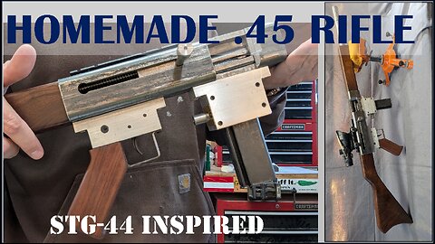 Homemade 45 ACP Semi Auto Blowback: StG-44 Inspired