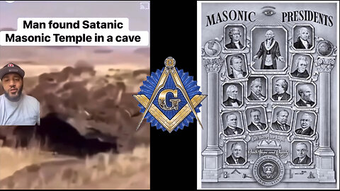 Man found Satanic Masonic Temple in a cave.
