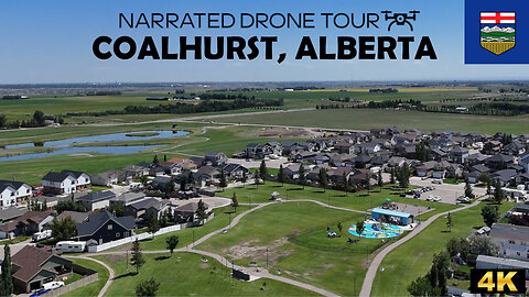 🏘️ Coalhurst, Alberta 🌾 4K Drone