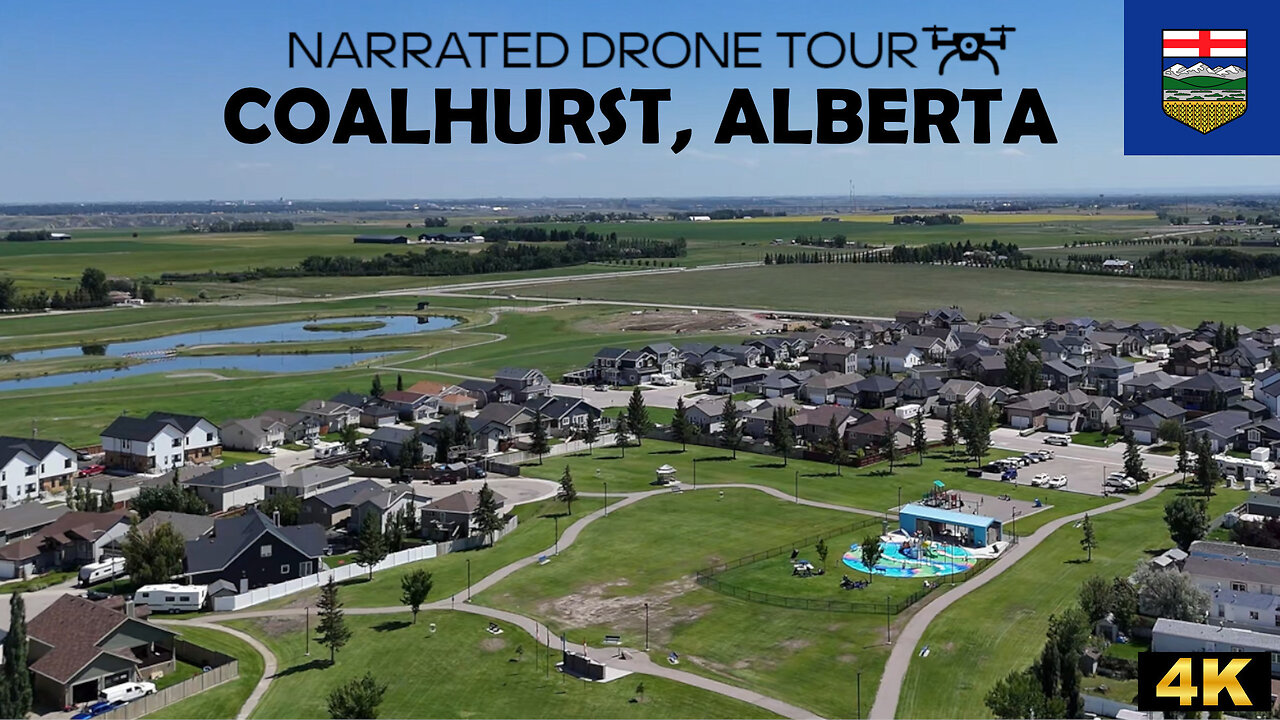 🏘️ Coalhurst, Alberta 🌾 4K Drone