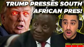 TRUMP PRESSES SOUTH AFRICAN PRESIDENT?!