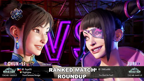 Kuya Kalbo SF6 Ranked Roundup. Chun Li Master Rank [Hori Fight Stick]