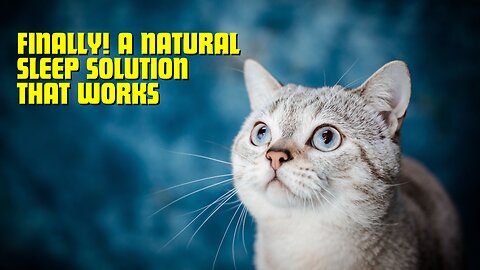 Finally! A Natural Sleep Solution That WORKS (185Hz for Insomnia)
