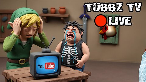 Tubbz Live - Ugly Fat Blob Beefing His Fageeet Lover | 12/18/25