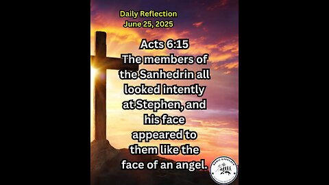 Daily Reflection June 25, 2025 #faith #bible #reflection