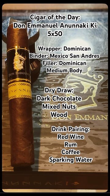 Anunnaki Ki (Don Emmanuel) 5x50 #Shorts #Short #CigarOfTheDay #YTShorts #Review