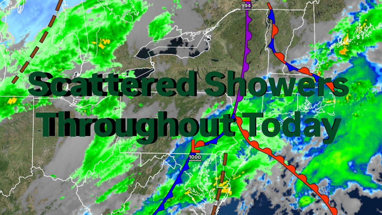Scattered Showers Throughout Today