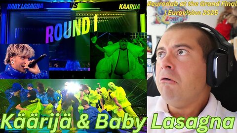 GAMER REACTS - Käärijä & Baby Lasagna - #eurodab at the Grand Final Eurovision 2025