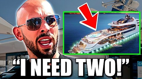 Andrew Tate Just Dropped MILLIONS on 2 MEGA YACHTS at Palm Beach!