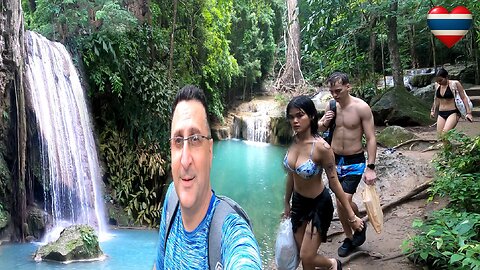 Erawan Waterfalls 🏞️ & A Shocking Mishap