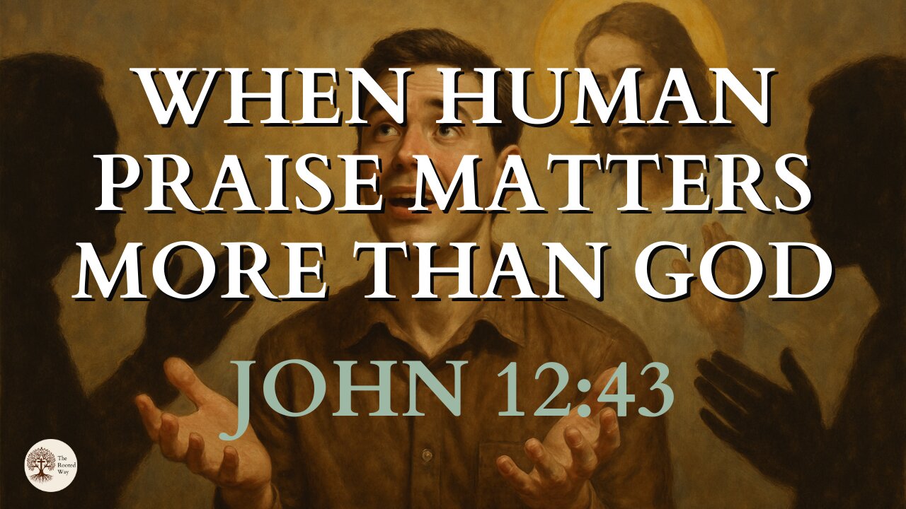 John 12:43 When Human Praise Matters More Than God