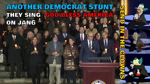Democrat Actors Singing 'God Bless America'. Send In The CLOWNS