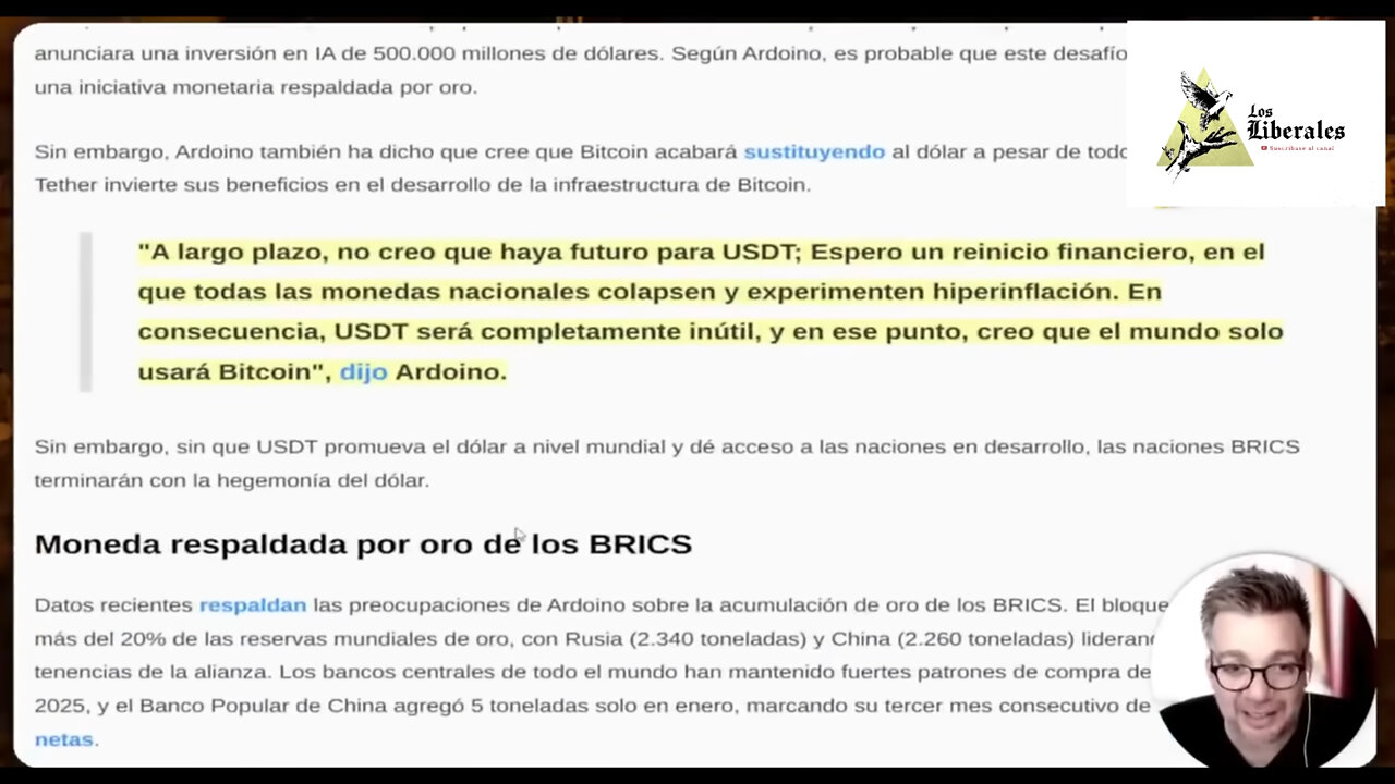 03abr2025 El retorcido plan de la ELITE tras los ARANCELES de TRUMP: BITCOIN, la moneda mundial digital controlable y programable || RESISTANCE ...-
