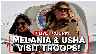MELANIA TRUMP AND USHA VANCE VISIT MILITARY FAMILIES | DEMOCRAT SEDITION & MASSIVE HYPOCRISY