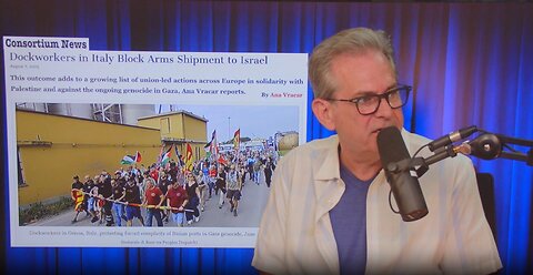 European workers refuse to load weapons headed for Gaza▮The Jimmy Dore Show