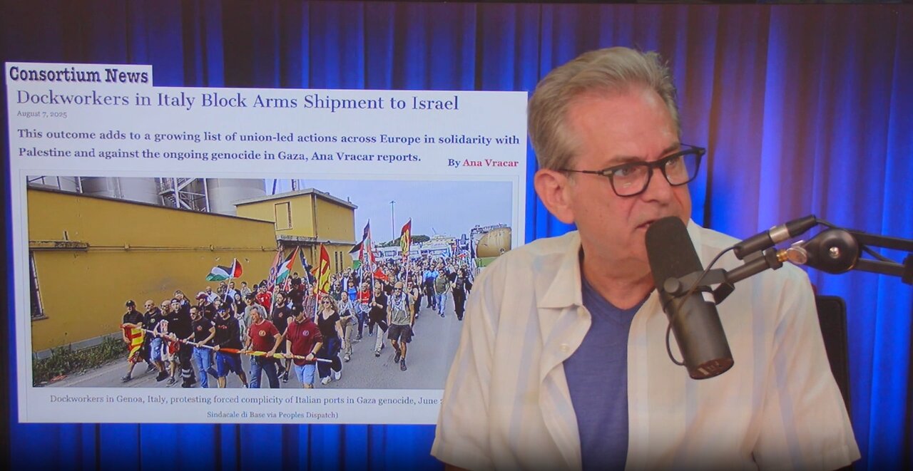 European workers refuse to load weapons headed for Gaza▮The Jimmy Dore Show