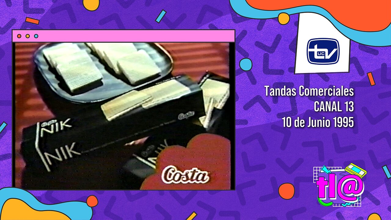 Tandas Comerciales Canal 13 (10 de Junio 1995)