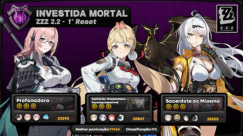 ZZZ 2.2 - 1° Deadly Assault Reset | Zenless Zone Zero