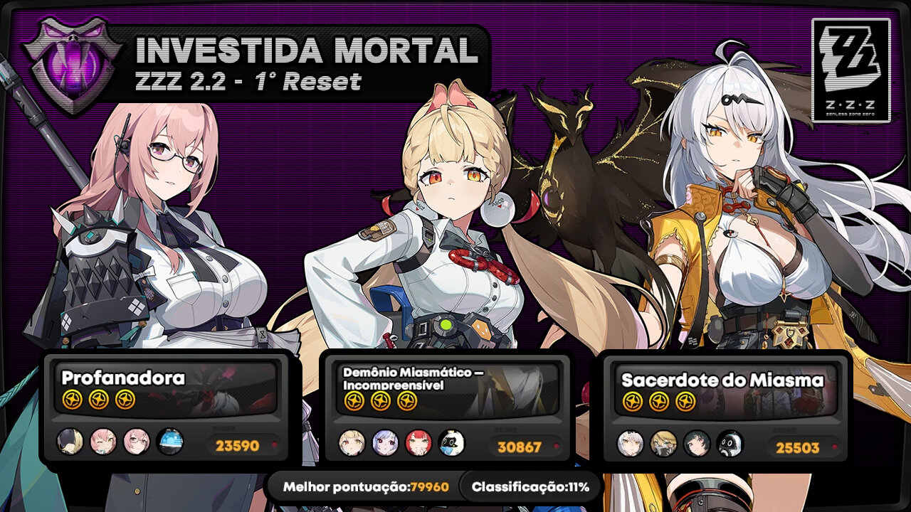 ZZZ 2.2 - 1° Deadly Assault Reset | Zenless Zone Zero