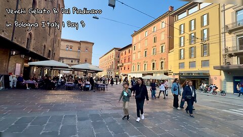 Venchi Gelato & Dal Piadinaro in Bologna Italy | Day 3