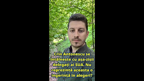 Crin Antonescu se întâlnește cu așa-zișii delegați ai SUA
