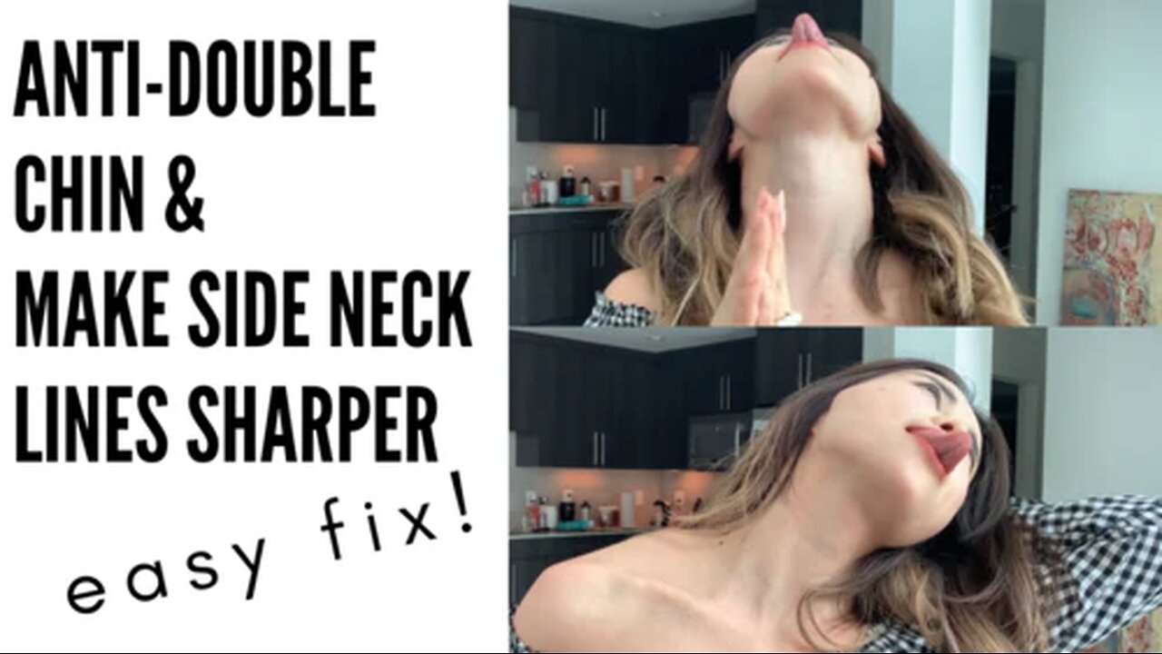 Eliminate Double Chin & Saggy Neck | Face Yoga for a Sculpted Jawline
