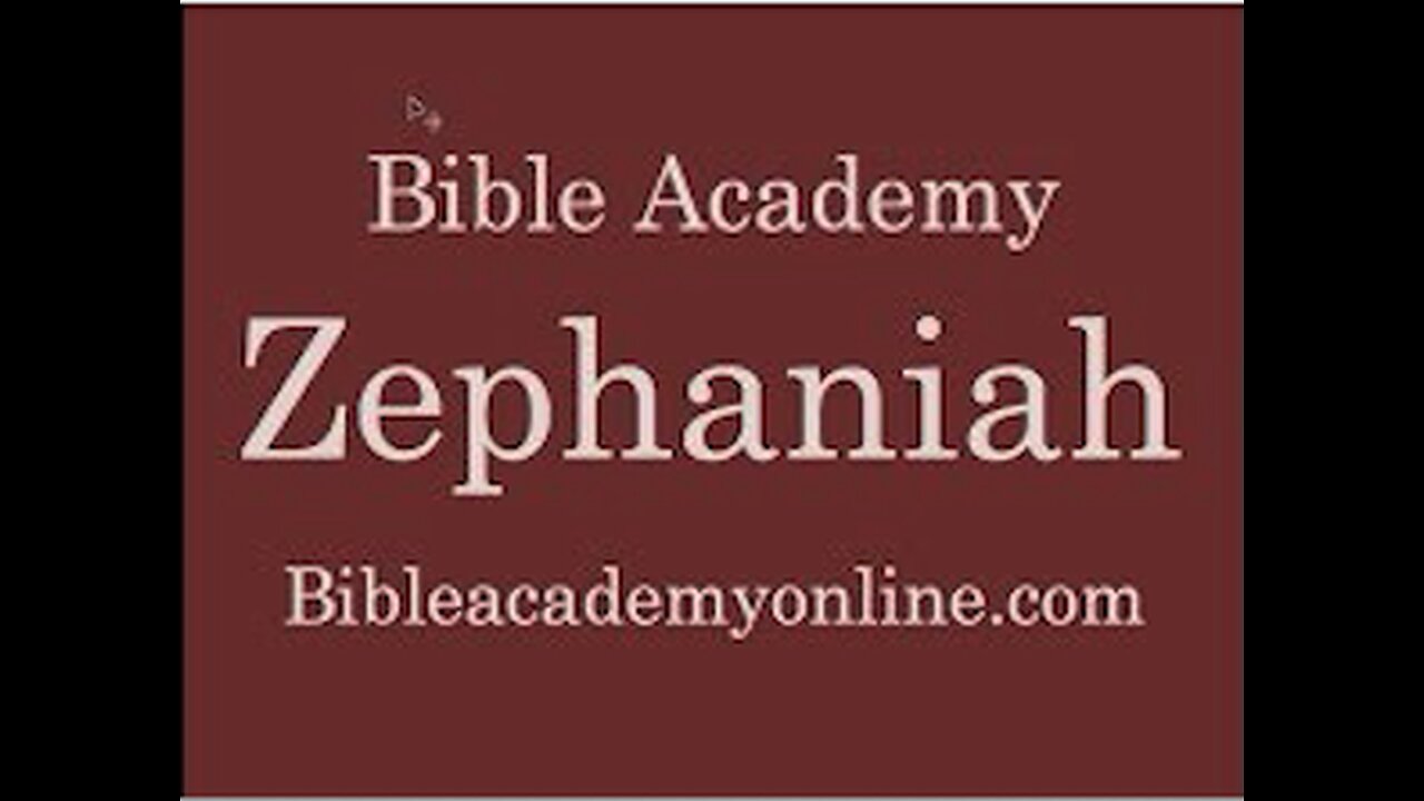 Zephaniah 1:5-7 Lesson 2