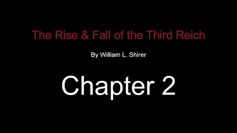 Chapter 2- The Birth of the NAZI Party