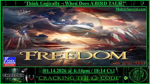 "CRACKING THE Q-CODE" ~ 'Think Logically ~ When Does A BIRD TALK?'