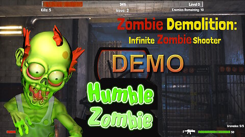 Humble Zombie and Zombie Demolition DEMOS first play