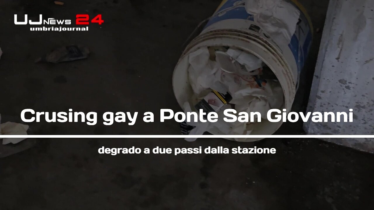 Crusing gay a Ponte San Giovanni degrado a due passi dalla stazione