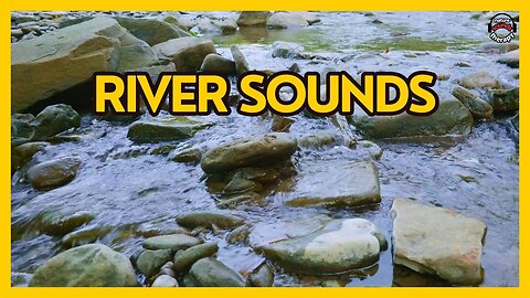 MOUNTAIN STREAM FLOWING WATER | NATURAL RIVER SOUNDS FOR SLEEP & RELAXATION