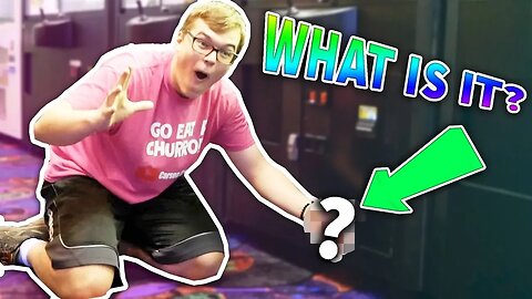 WE FOUND THIS UNDERNEATH THE CLAW MACHINE!