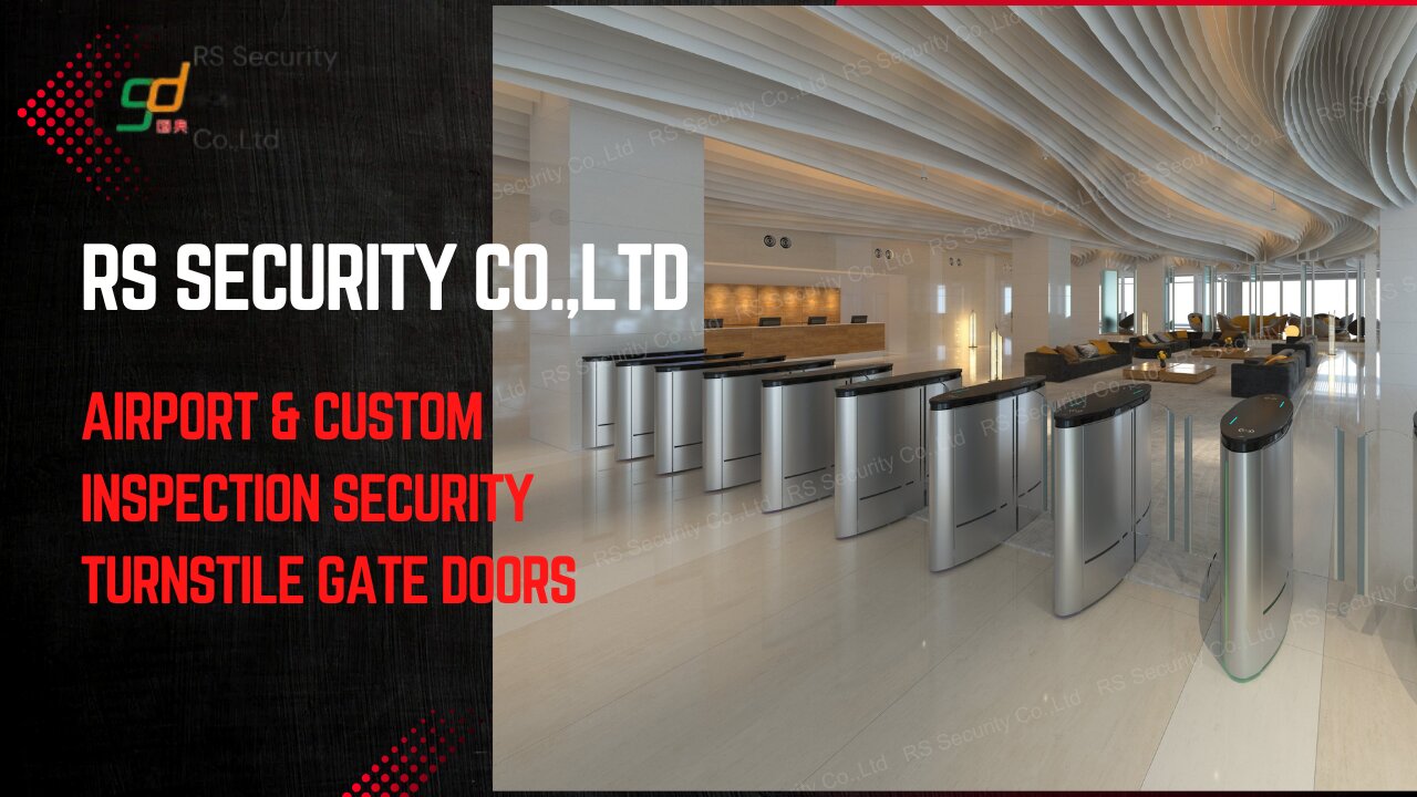 🔰Airport & custom inspection security turnstile gate doors from RS Security Co., Ltd.